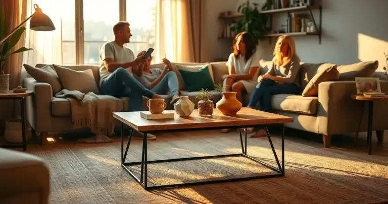 como escolher a mesa de centro