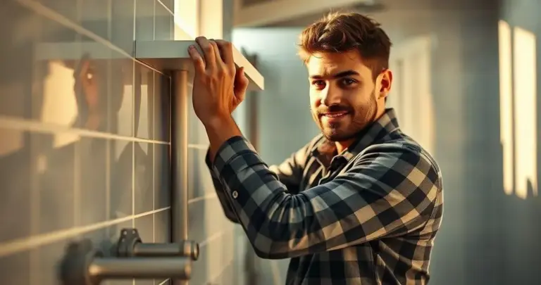 como instalar prateleira no banheiro