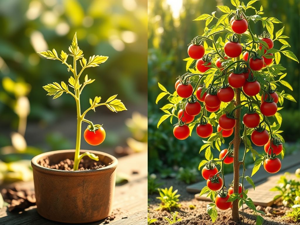Plantando tomate cereja: Do plantio da muda à colheita de frutos.