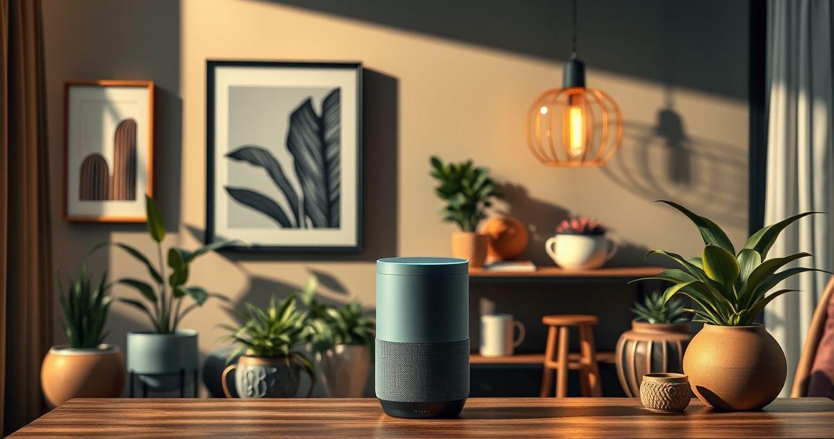 decoração com assistente virtual