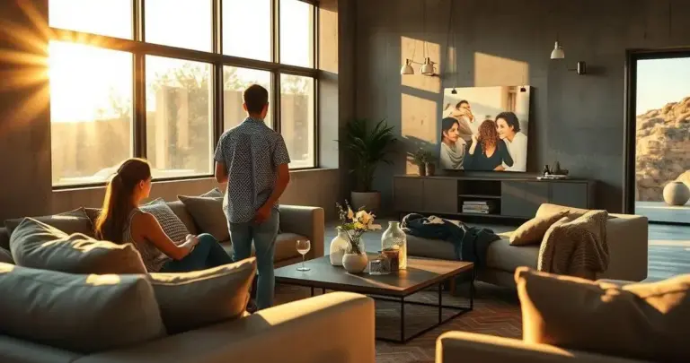 decoração com cimento queimado