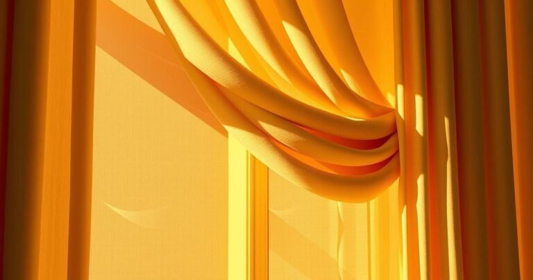 decoração com cortina romana