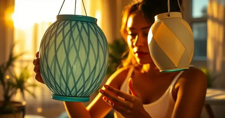 diy luminaria de pvc