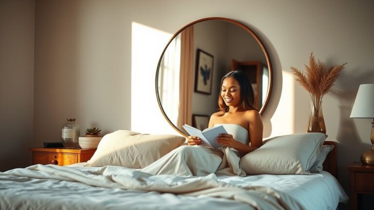 Espelho Redondo no Quarto: Charme e Amplitude no Décor