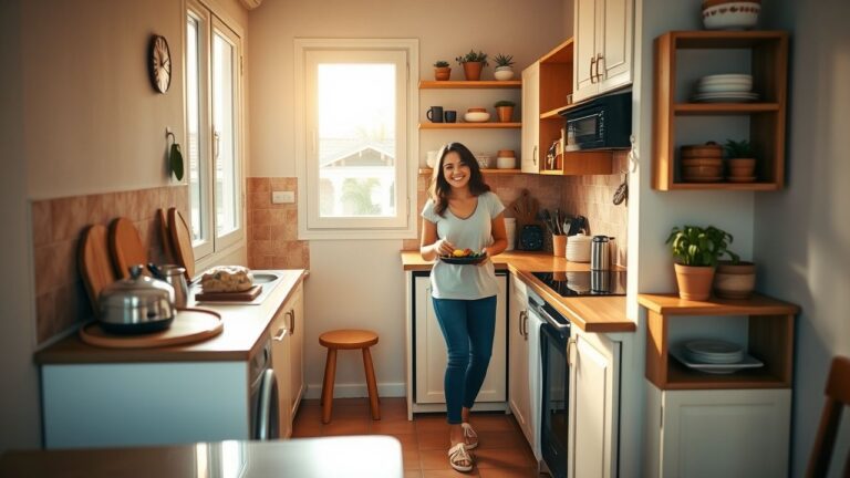 Piso Para Cozinha Pequena: 5 Truques Para Ampliar