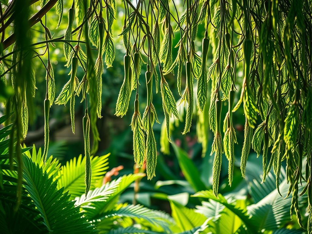 Jardim de inverno com folhagens para pouca luz: Jiboia, Zamioculca e Samambaia. Decoração e jardinagem para ambientes internos.