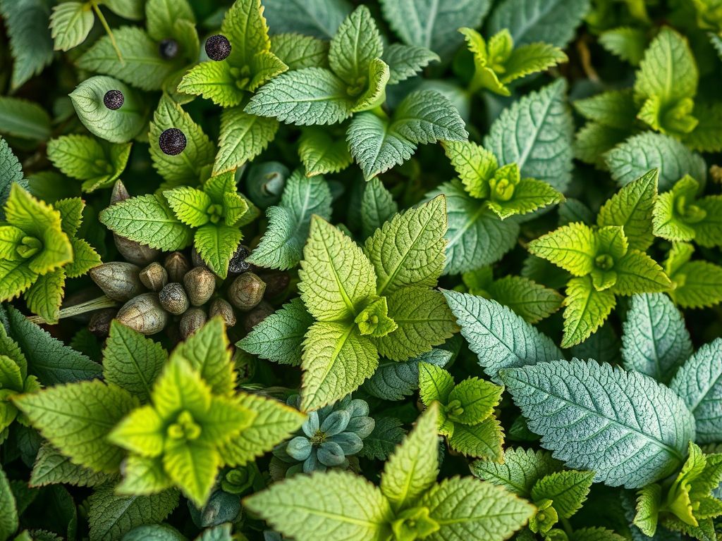 Cores e texturas de folhagens para jardim de inverno: Variedade de plantas para decoração e design de interiores.