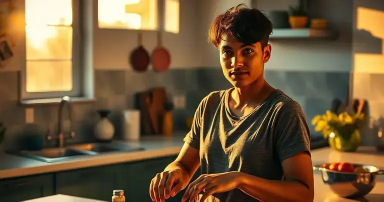 iluminação para cozinha