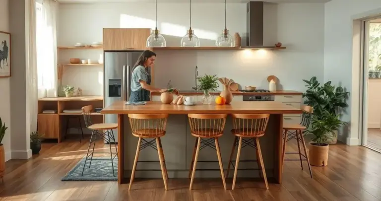 móveis para ilha de cozinha