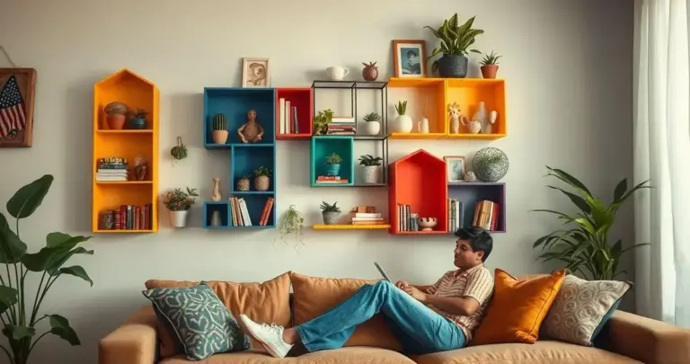 nichos para sala de estar