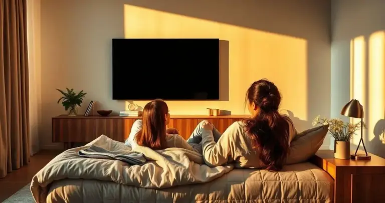 painel de tv para quarto