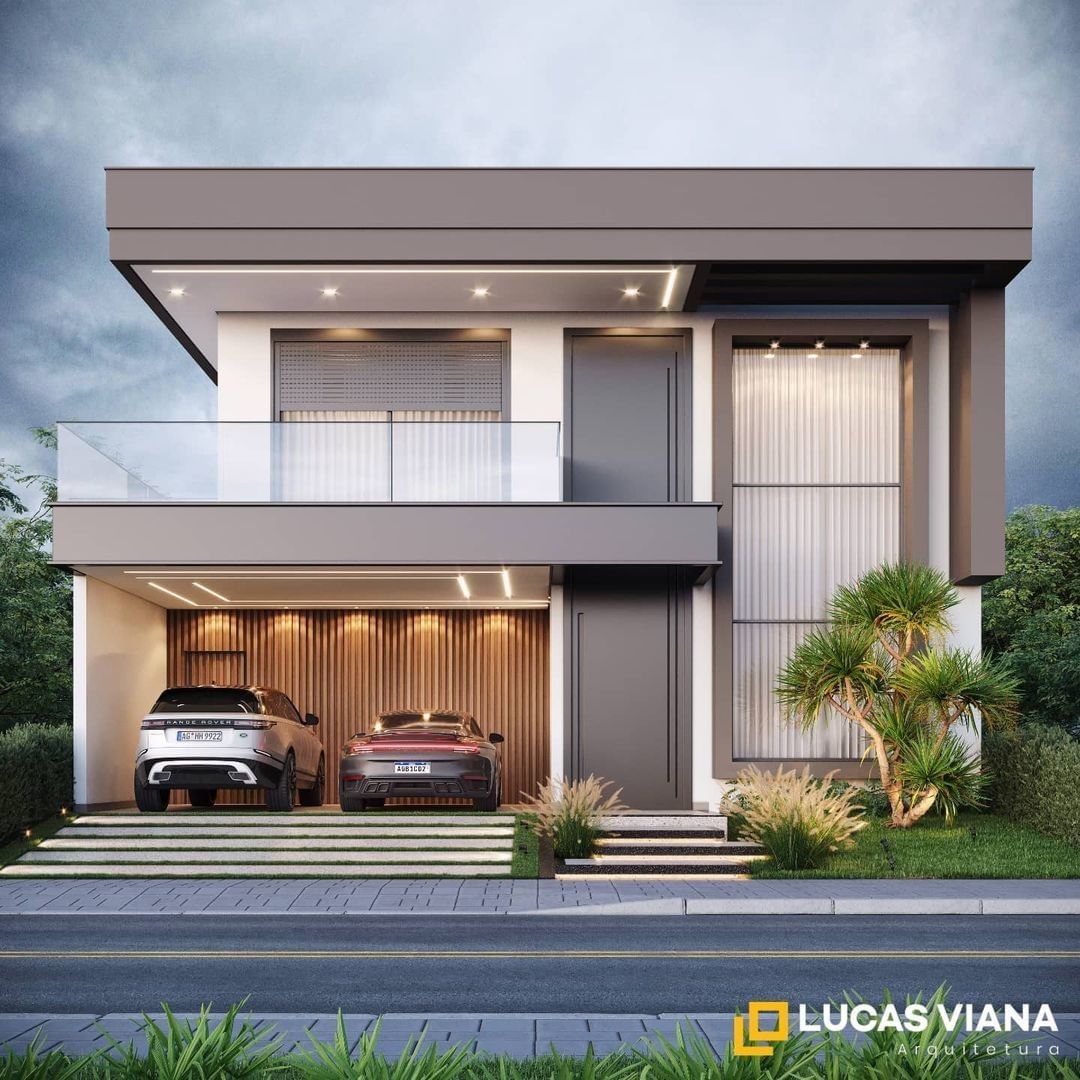 fachadas de casas, arquitetura, design ...