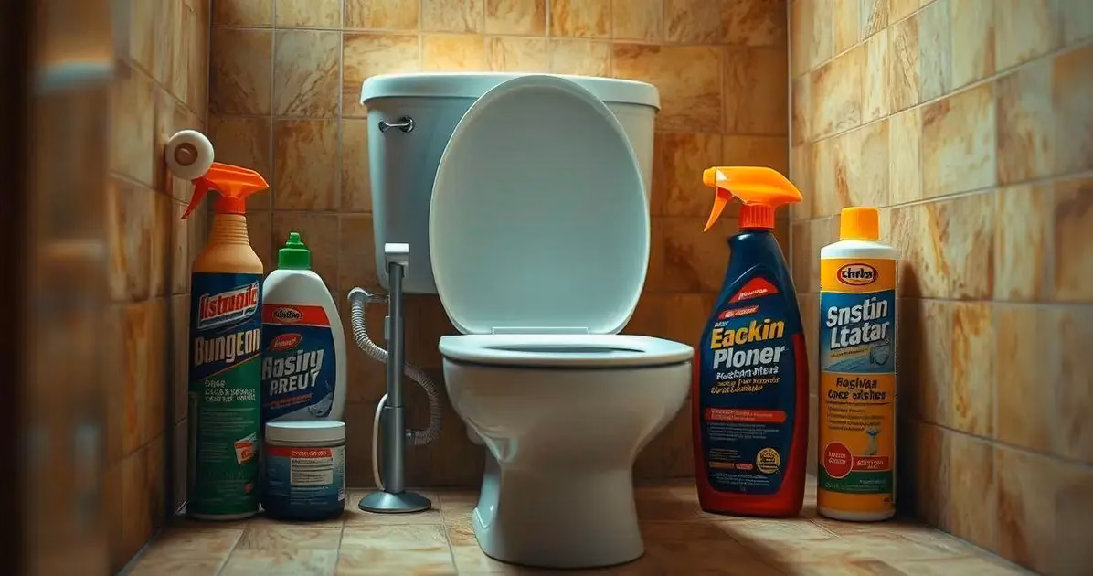 produtos para desentupir vaso sanitário