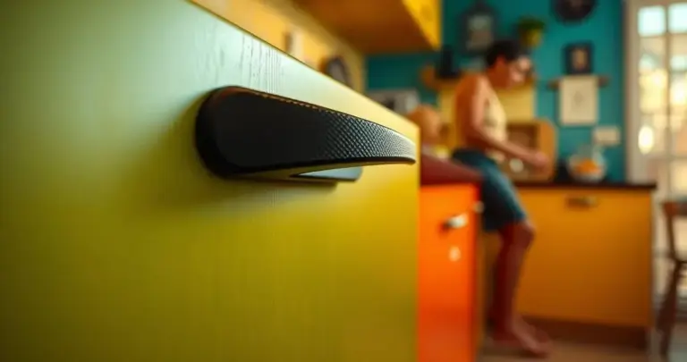 Puxador para armário de cozinha