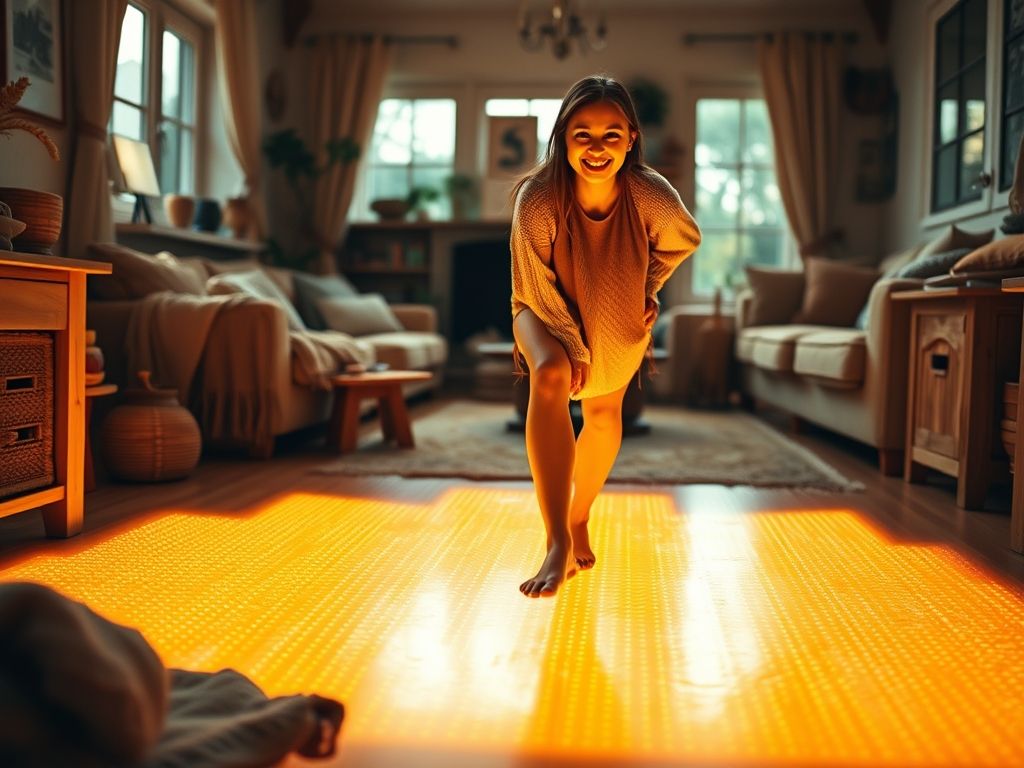 Piso aquecido: sinta o conforto e o calor em seus pés. Conforto Incomparável.