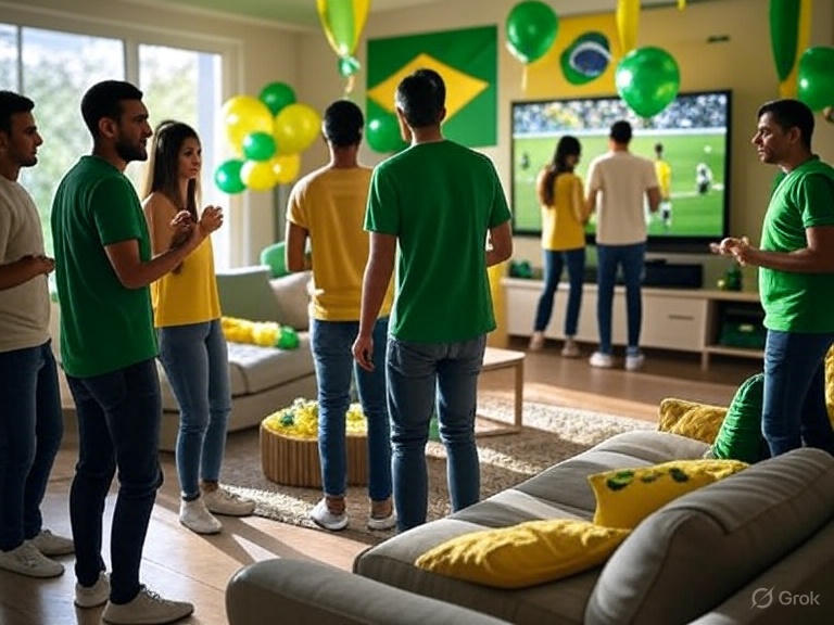 Ideias para Decorar a Sala para Festa de Futebol