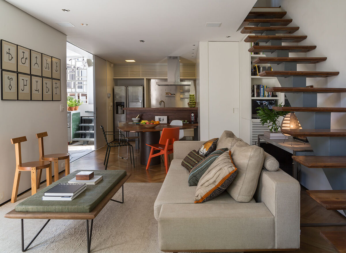 decoracao-de-sala-com-escada