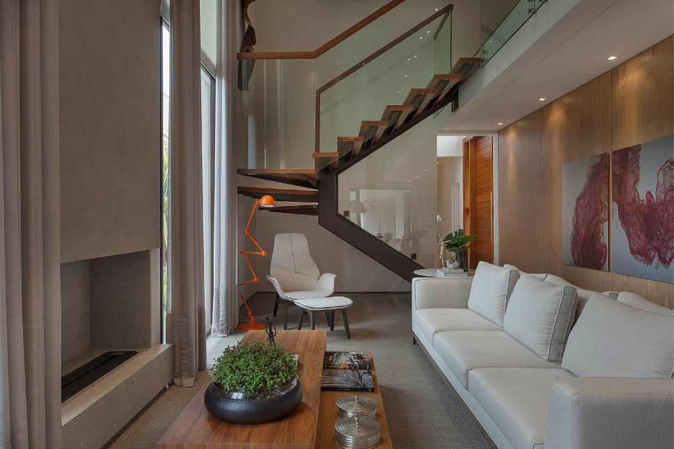 decoracao-de-sala-com-escada