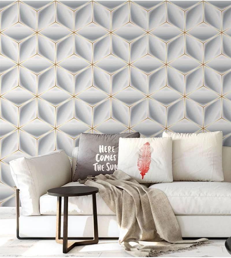 decoracao-de-sala-com-papel-de-parede-3d