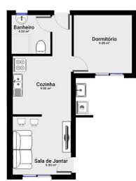 plantas-de-casa-com-1-quarto