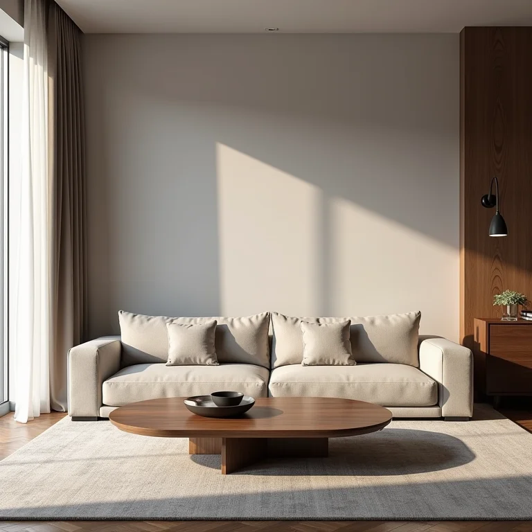 Altura ideal da mesa de centro em relação ao sofá