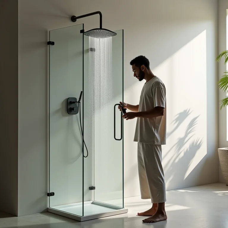 Altura ideal para um box de banheiro