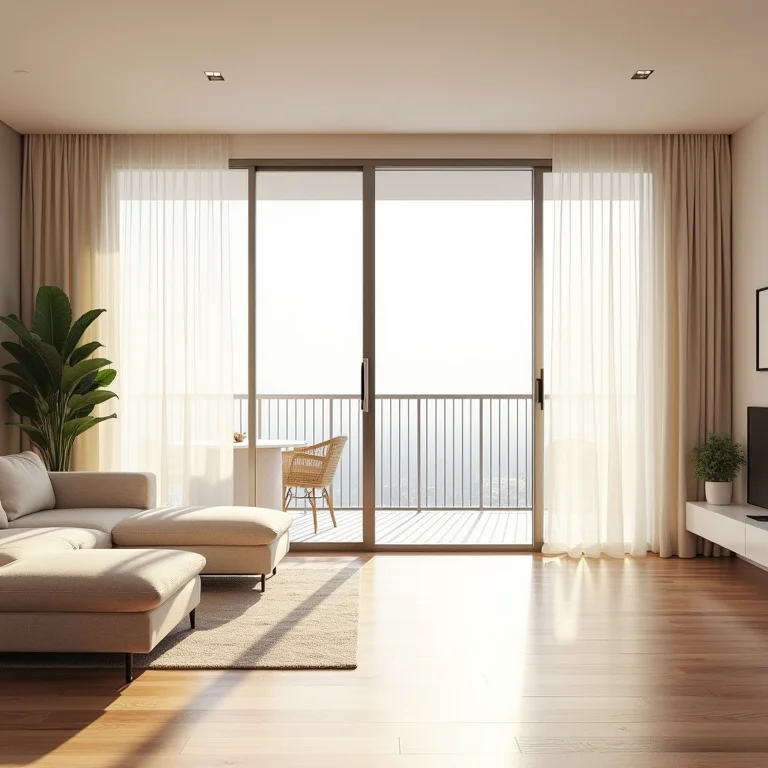 Aproveitamento máximo da luz natural na varanda integrada