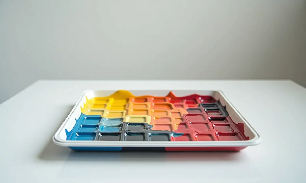 Bandeja de pintura Tigre.