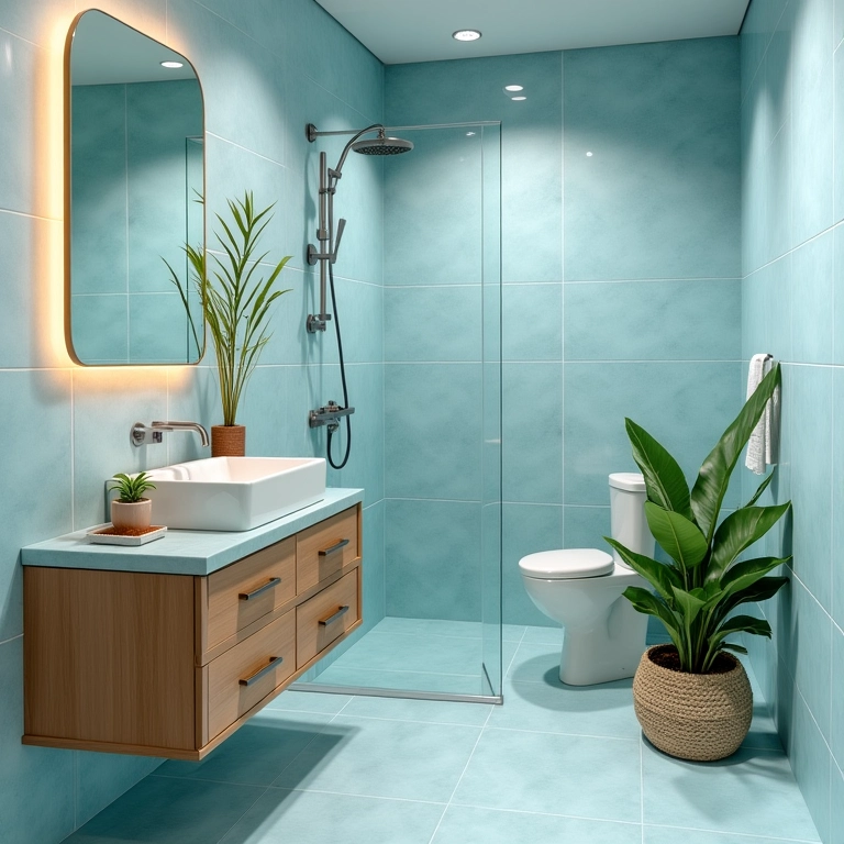 banheiro-azul-e-madeira