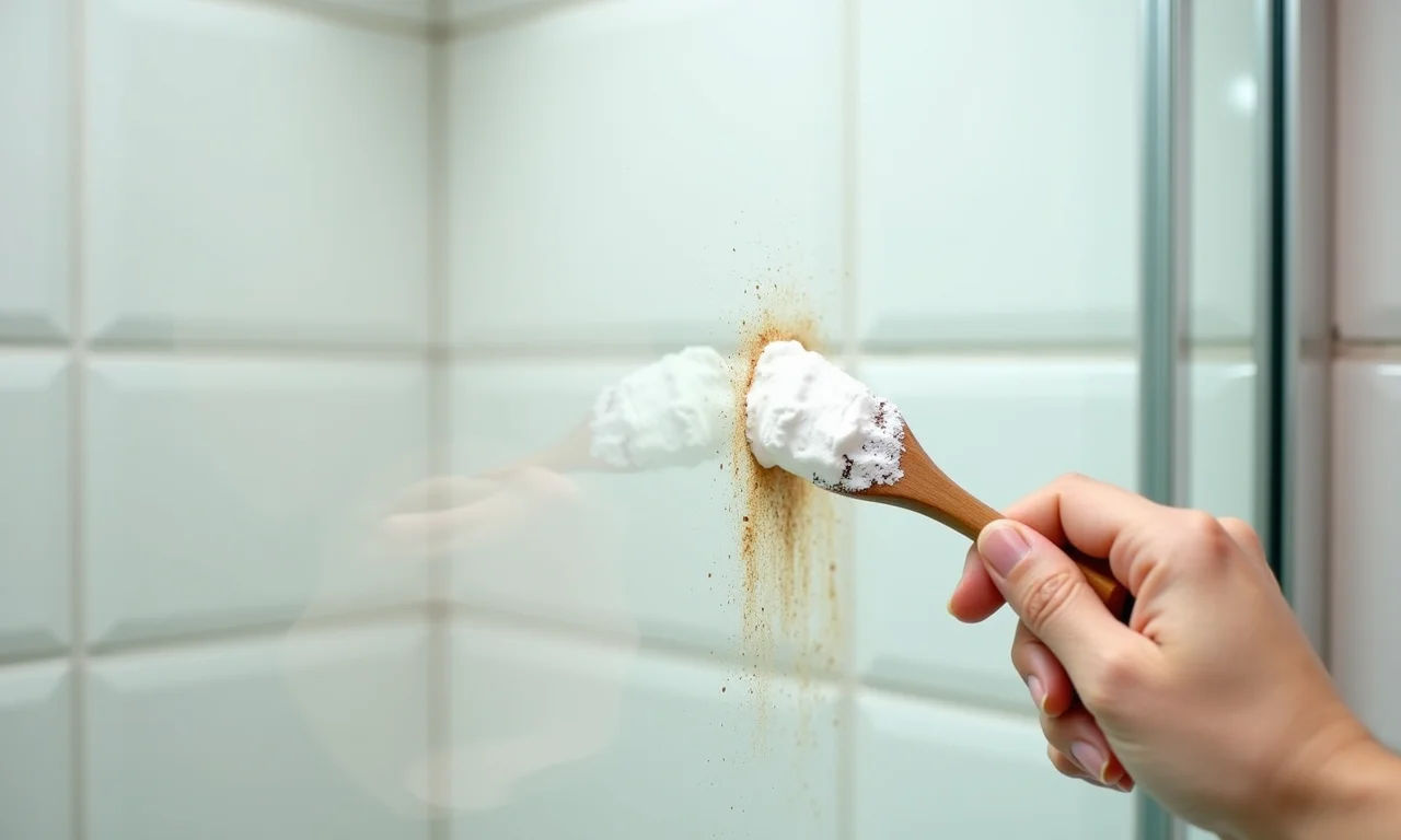 Bicarbonato de sódio para manchas difíceis no box.