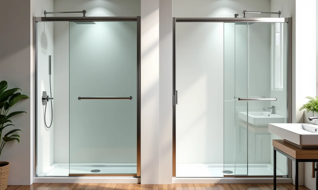 Box de correr ou de abrir: qual o melhor para banheiro pequeno?