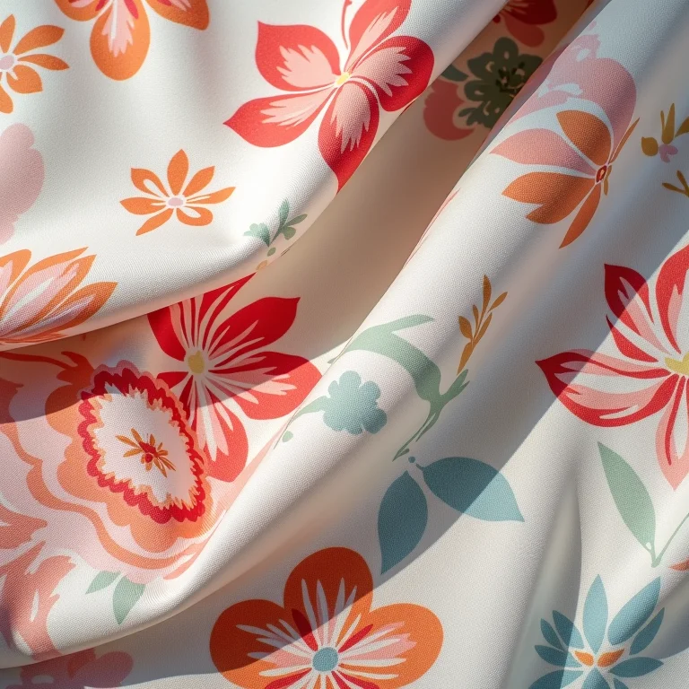 Combinação de estampas florais, geométricas e abstratas.