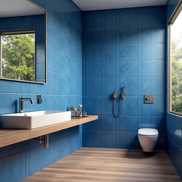 banheiro-azul-e-madeira