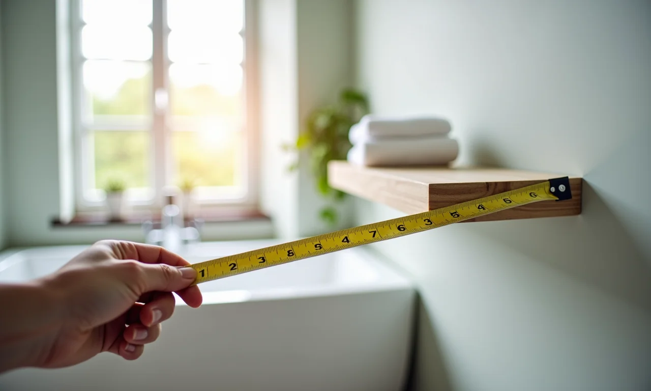 Como escolher o tamanho ideal das prateleiras para o banheiro.