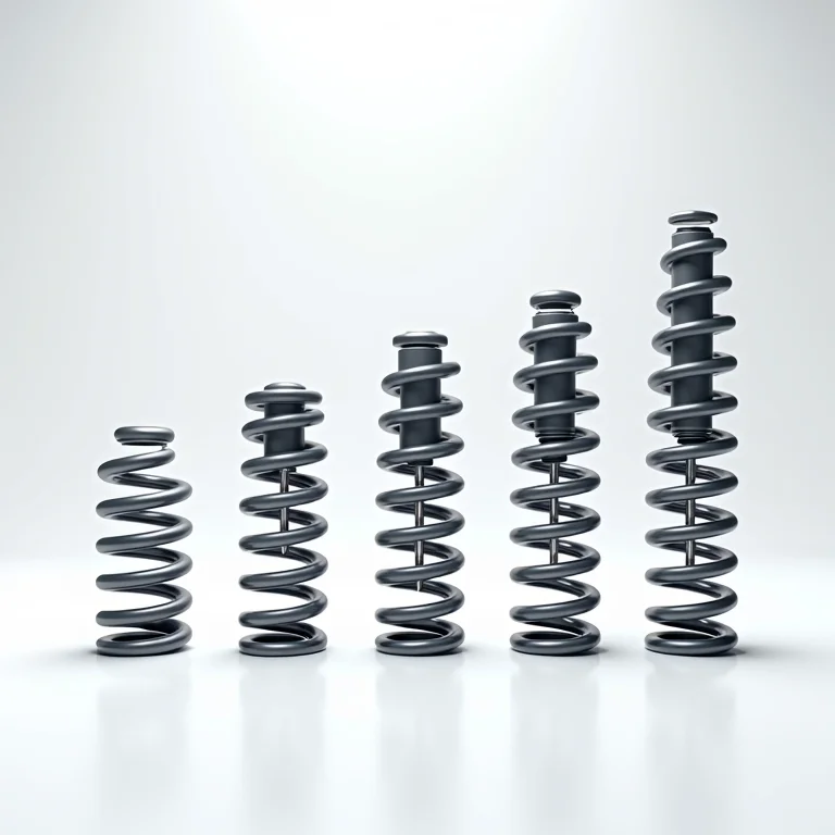 Comprimentos variados de pistões a gás para diferentes aplicações