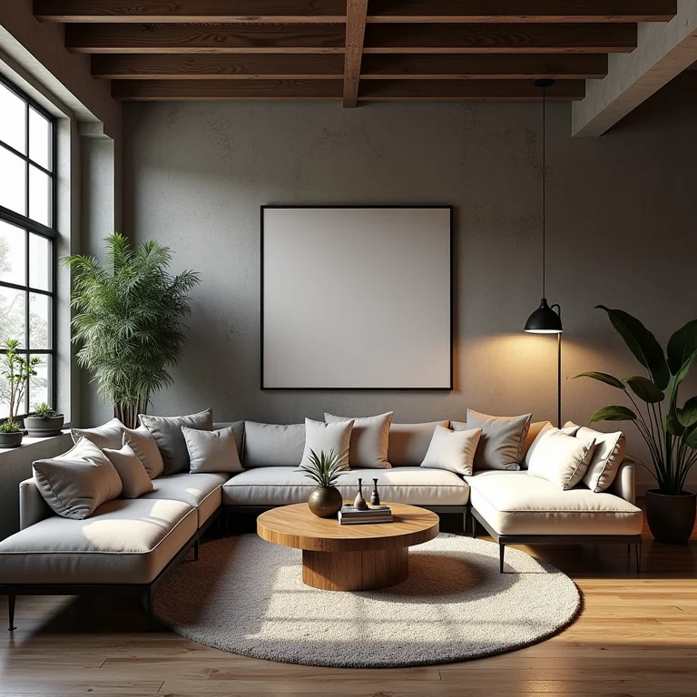 Conforto em decoração industrial