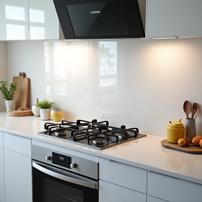 Cooktop Consul em cozinha funcional.