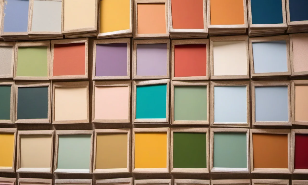 Cores e efeitos: escolhendo a paleta perfeita para sua parede.