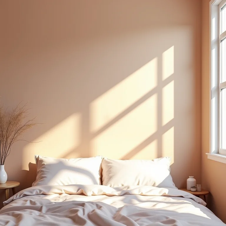 Cores não testadas em quarto de casal