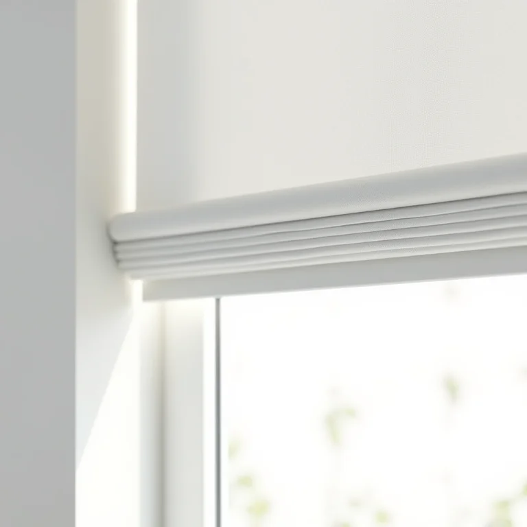 Cortina rolô de poliéster, prática e durável.