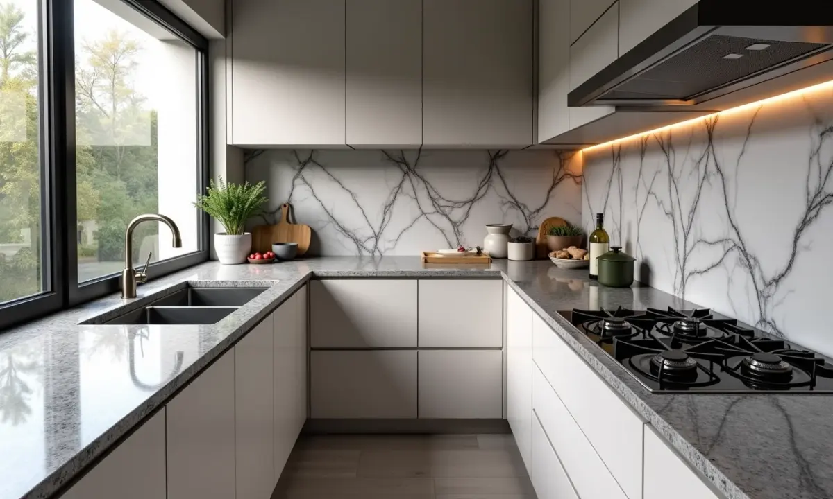 cozinha-pequena-com-bancada-de-granito