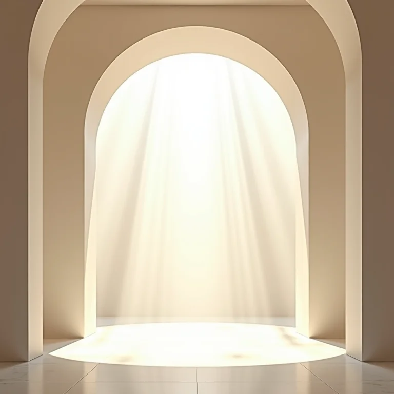 Cúpula majestosa com iluminação natural