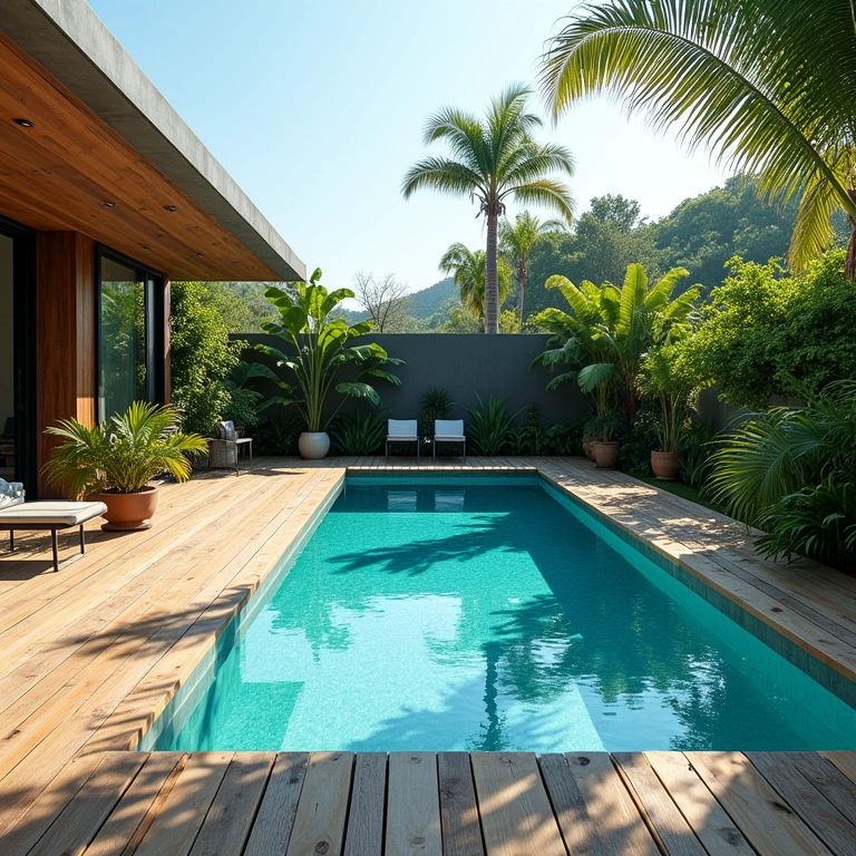 Deck de piscina: Madeira ou plástico?