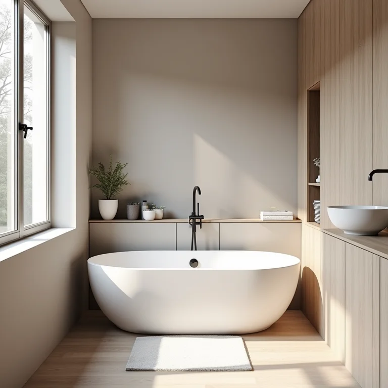 Design inteligente para banheiras com chuveiro