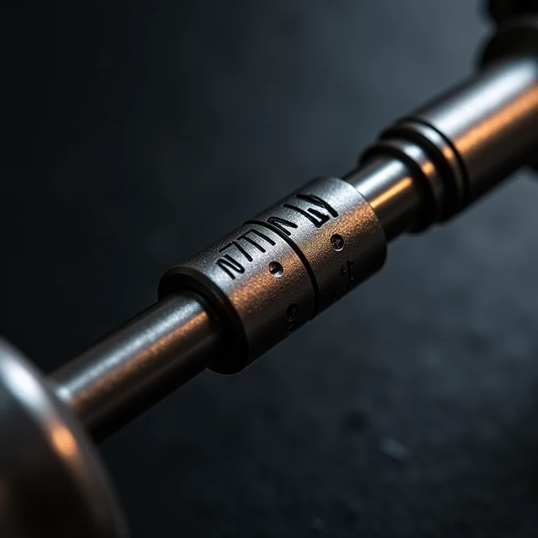 Detalhe da força (Newton) indicada em um pistão a gás