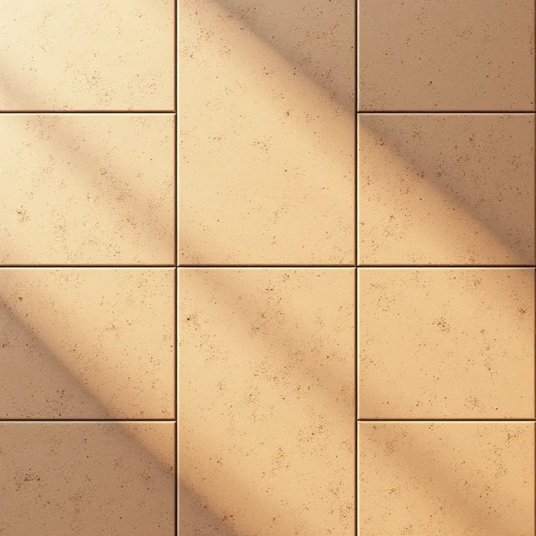 Detalhe de textura de pisos de cortiça.