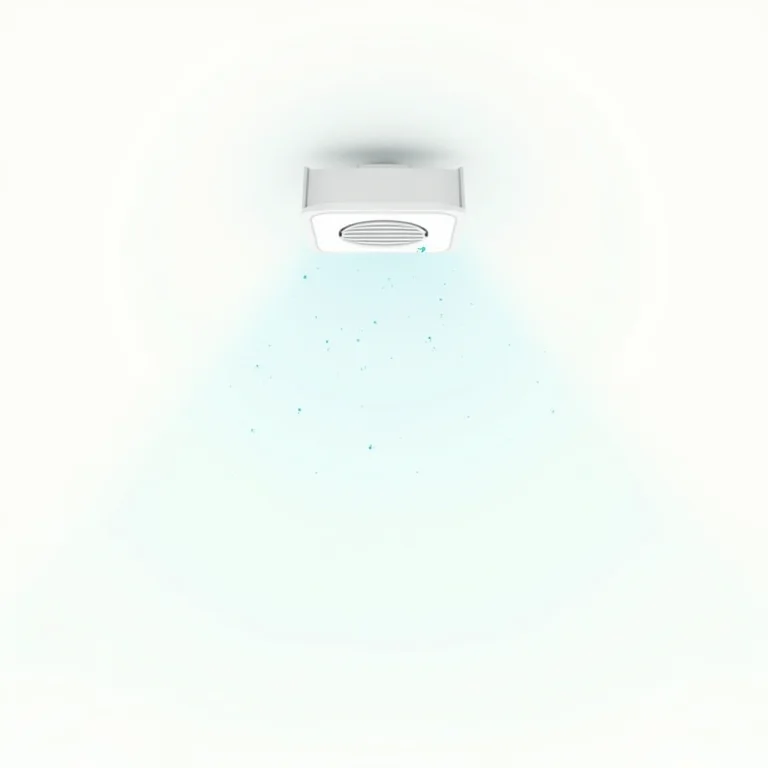 Diagrama explicativo do funcionamento de um exaustor de banheiro