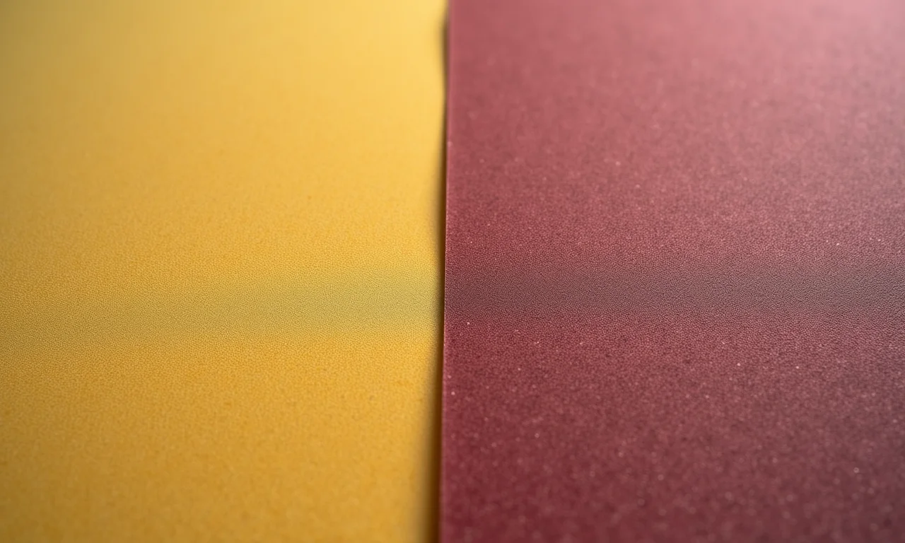 Diferença entre lixas para madeira e parede.