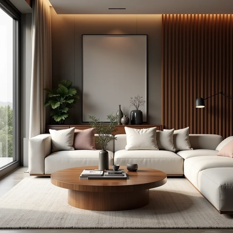 Diferentes formatos de mesas de centro para sua sala