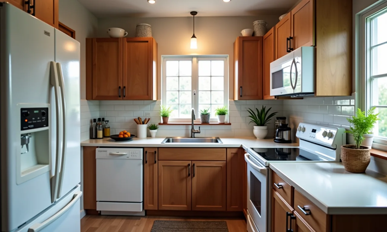 Durabilidade em cozinha planejada pequena.